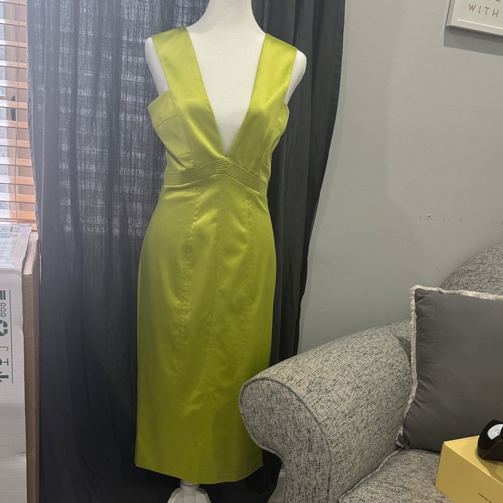 Just Cavalli Vibrant Green Midi Dress